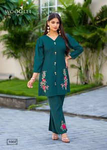 New Collection Traditional Indian Wedding Coord Set Embroidered Pure Russian Viscose Silk Lining Maruti Fashion Women's - Product Image 4