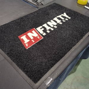 Printed Nylon Material Entrance Mat with Customizable Logo Rubber Backing <strong>Washable</strong> Outdoor <strong>Doormats</strong> - Product Image 1