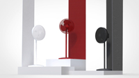 Kipas Dekoratif Gaya Minimalis Warna Hitam Urban Desain Modern Motor AC Untuk Hotel, Villa & Rumah Premium & Hunian
