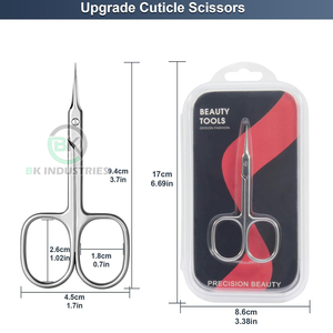 Tijeras para Cutículas de Acero Inoxidable para el Cuidado de las Uñas, Herramienta de Corte de Precisión, Tijeras Profesionales para Cutículas - Product Image 6