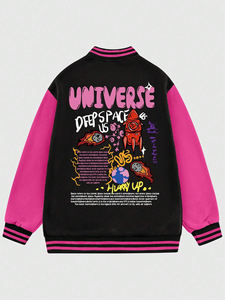 Chaqueta universitaria de lana de invierno 100% personalizada al por mayor para hombre, chaqueta universitaria de talla grande de baloncesto para hombre - Product Image 4