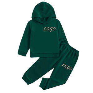 Streetwear de la meilleure qualité pour l'hiver, ensemble de survêtements pour enfants, survêtements en coton vierge avec logo personnalisé, survêtement décontracté de luxe pour enfants - Product Image 5