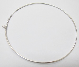 <b>Silver</b> 925 Thin Round Handmade Choker Jewelry Design Wholesale Factory in Thailand - Product Image 2