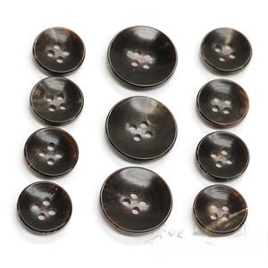 Natural Wholesale Buffalo Horn Finished <b>Button</b> Blank for Clothing Accessories High Quality - Product Image 1