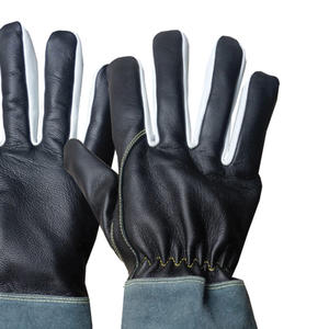 Gants en cuir Gants de travail de sécurité Pakistan Fournisseur d'usine Gants de soudage industriel dans un prix d'usine sur mesure - Product Image 4