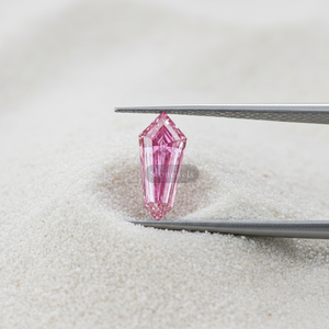 Pendentif et breloques en or 925 argent massif avec diamant de laboratoire rose fantaisie VVS 1 carat certifié GIA IGI, bijoux fins, cadeau pour lui - Product Image 4