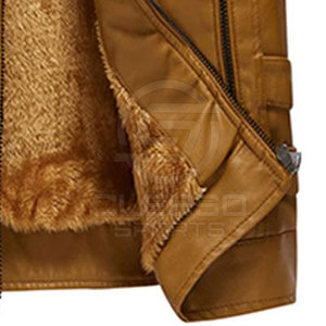 Modern Leather Outerwear <b>for</b> <b>Men</b> with Comfortable Structure Durable Finish Fine Craftsmanship and <b>Smart</b> Casual Daily Style - Product Image 6