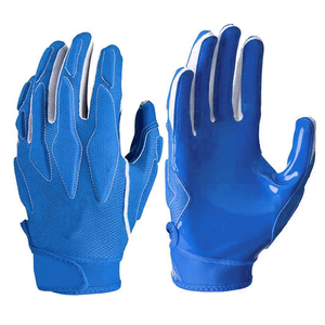 Gants de football américain personnalisés pour adultes avec logo de marque Gants récepteurs collants résistants à l'usure - Product Image 1