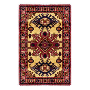 Tapis noué à la main, unique en son genre, Peshawar et Khotan, 5'10 x 3'10, Pes_Kho_254 - Product Image 1