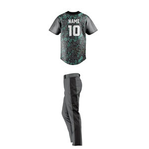 Uniforme de Béisbol Sublimado 2026 de Alta Calidad, Unisex, Manga Larga, Transpirable, de Secado Rápido, Conjuntos de Tallas Grandes - Product Image 2