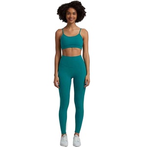 Hot Selling Spandex Polyester Made Yoga Set for Women New Arrival Latest Design Women Yoga Set With <b>Low</b> MOQ - Product Image 1