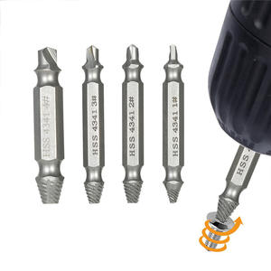 6pcscc für defekte beschädigte Schrauben Bolzen entferner HSS Doppelseitige Bohrer mit magnetischem <span class=keywords><strong>Bit</strong></span> halter - Product Image 2