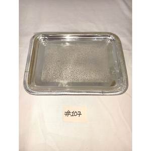 Most Popular Aluminum Round Serving <b>Tray</b> with Gold Flower Design Dishwasher Safe for <b>Table</b> Centerpiece and Tableware - Product Image 4