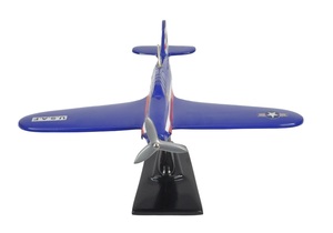 โมเดลเครื่องบินสำหรับตกแต่งบ้านพร้อมสติกเกอร์ฐานใบพัดสีเงินโมเดลเครื่องบินเฮอริเคน - Product Image 3