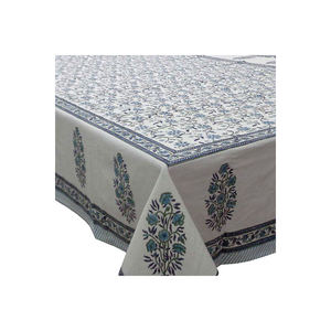 Venta caliente 100% mantel de algodón bloque de mano impreso diseño Jacquard artesanía atemporal mejor precio para mesa de algodón puro - Product Image 5