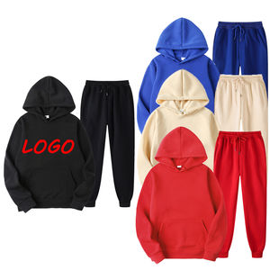 Chándales de Jersey personalizados para hombre lisos en blanco 420gsm Heavyweight 100% Cotton Fleece Best Selling Pullover Chándales para hombres - Product Image 4