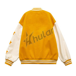 Veste universitaire d'hiver pour hommes de qualité supérieure Style de rue personnalisable avec patchs Letterman brodés durables Position du logo avant - Product Image 2