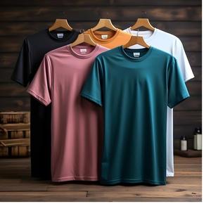 Conception personnalisée 100% coton T-Shirt pour hommes surdimensionné décontracté col rond conception vierge personnalisé imprimé T-Shirt pour hommes de BD - Product Image 1