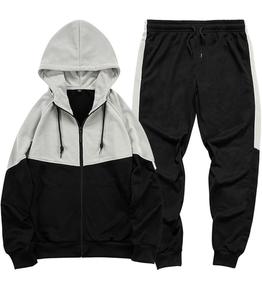 Trajes de chándal de invierno especiales del mejor fabricante para hombres Logotipo personalizado Tallas grandes Material polar Conjuntos transpirables Precio bajo - Product Image 2