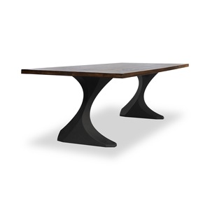 Mesa de comedor de madera maciza de alta calidad, entrada de lujo moderna, sala de estar, plegable, duradera, Color personalizado, venta al por mayor, hogar - Product Image 1