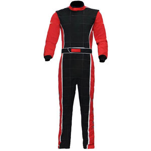 Combinaison de course de karting sportive noire de haute qualité, taille personnalisée, prix raisonnable, OEM, nom de l'équipe, directement des fournisseurs pakistanais - Product Image 2
