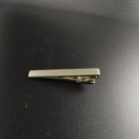 Pince à cravate personnalisable avec logo gravé, pince à cravate vierge en métal mat pour cadeau souvenir d'entreprise, accessoire de costume d'affaires formel