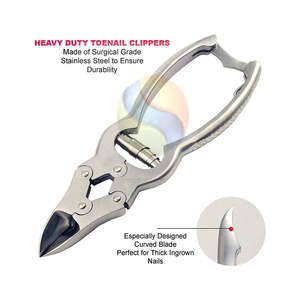 Pince à cuticules professionnelle en acier inoxydable allemand avec lames à joint en boîte tranchantes, pince à ongles et à cuticules robuste, fabrication - Product Image 4