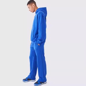 Sudadera con Capucha de Forro Polar de Poliéster con Logotipo Personalizado al por Mayor, Estilo Informal Unisex de Invierno, Conjunto Deportivo de Talla Grande - Product Image 1