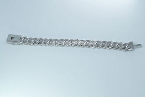 <b>925</b> Sterling <b>Silver</b> Wrist Jewelry Moissanite Brilliant Cut Diamond Enhanced VVS Clarity Gold Pearl Adorned Wedding Party Gift - Product Image 4