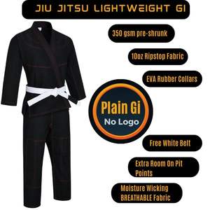 Venta al por mayor Jiu Jitsu brasileño Gi ligero BJJ Kimono logotipo personalizado artes marciales Grappling uniforme competición de entrenamiento hombres mujeres - Product Image 2