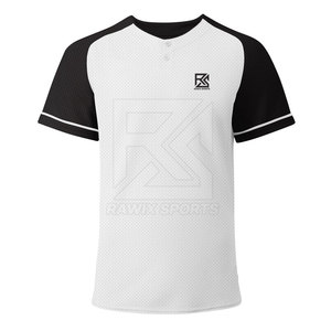 เสื้อเจอร์ซีย์เบสบอลทำจากปากีสถานเสื้อเจอร์ซีย์เล่นกีฬาเบสบอลสีสั่งทำ - Product Image 1