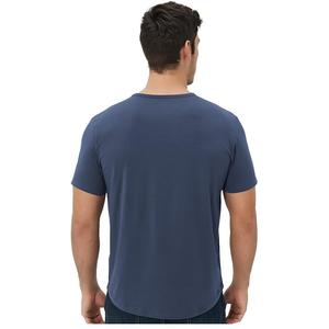 Vente en gros de t-shirts pour hommes à col rond, de couleur unie, à la mode, à bas prix, design personnalisé, t-shirts décontractés à manches courtes pour hommes - Product Image 2