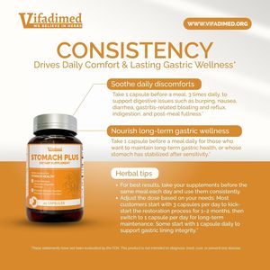 Complément alimentaire pour la santé de l'estomac et du côlon chez l'adulte, soutien gastro-intestinal pour hommes et femmes, 45 capsules - Product Image 5