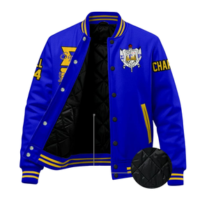 Sigma Gamma Rho 1922 Legacy Letterman Jacket SGRho Greek Varsity Royal Poodle Inspired Pride Apparel - Product Image 2