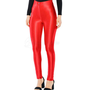 Pantalon en cuir véritable respirant de haute qualité pour femmes, taille mi-haute, décontracté d'hiver, XL, jambe droite, uni, teinture unie, séchage rapide - Product Image 3