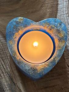 Portavelas de resina con tema oceánico decorativo para el hogar y la playa, soporte de vela de resina de estilo Vintage con acento para decoración festiva - Product Image 4