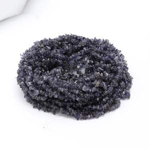 Cuentas DE PEPITA sin cortar de iolita azul natural, cuentas de iolita de 4-5mm para hacer joyas, cuentas de piedras preciosas sueltas a precio de fábrica al por mayor - Product Image 3