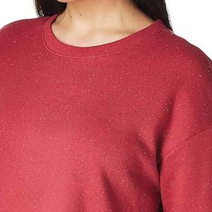 2025 100% sudaderas de algodón de secado rápido para mujer, ropa de calle informal con hombros caídos y estampado de logotipo hecho a medida, ligera y transpirable - Product Image 3