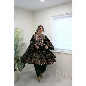 ผู้ผลิตมืออาชีพ ชุดอัฟกานิสถานคุณภาพสูงสำหรับผู้หญิง ชุดชนเผ่าวินเทจทำมือ ชุดอัฟกานิสถานกุจิ มีจำหน่าย - Product Image 3