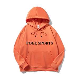 Sudaderas con capucha de fibra de bambú de algodón de punto personalizado para hombre y mujer, sudaderas hechas a medida de alta calidad, forro polar de gran tamaño, logotipo impreso de 280g - Product Image 4