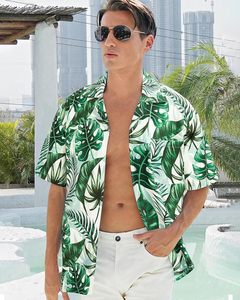 2024 Printed Streetwear <b>Men's</b> <b>Shirts</b> Short Sleeve Lapel Casual <b>Shirt</b> <b>Beach</b> Shorts Summer Vacation Hawaiian Suits <b>Men</b> - Product Image 6