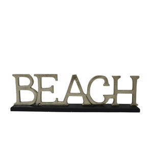 Escultura decorativa de aluminio para decoración del hogar, base rectangular de madera, latón rugoso, color dorado - Product Image 5