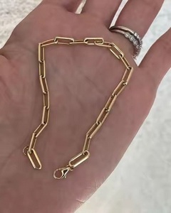 สร้อยข้อมือเพชรสีเหลืองทองแบบมินิมอลสร้อยข้อมือเพชรมอยส์ซอไนท์ของขวัญครบรอบปีที่โรแมนติกสำหรับภรรยา - Product Image 3