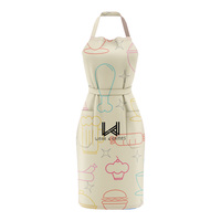 Delantal de Cocina sin Mangas de Alta Calidad, con Logotipo Personalizado, Impermeable, de Algodón Reutilizable, para Chef, Mujer, OEM, ODM, Entrega Rápida