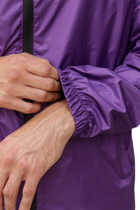 Veste coupe-vent en nylon pour homme avec logo personnalisé, col montant, fermeture éclair, style rétro vintage, sport d'été, imperméable, coupe-vent - Product Image 4