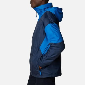 2025แจ็คเก็ตกันน้ำกันลมมีซิปสำหรับผู้ชาย, แจ็กเก็ตกันฝนสไตล์ลำลองไซส์ใหญ่พิเศษสำหรับฤดูฝน - Product Image 4