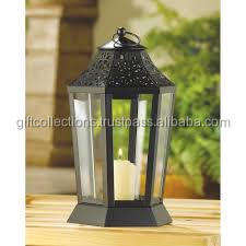 Linterna de vela de Metal hecha a mano de alta calidad India para decoración del hogar aniversarios uso de oficina características portavelas de madera tarro - Product Image 2