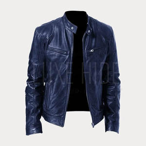 Vente à chaud Veste de moto facile à porter pour hommes Veste de moto coupe-vent légère teinte unie pour hommes - Product Image 1