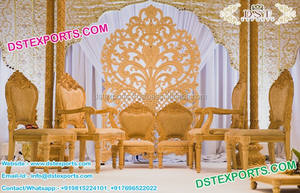 Décor de mariage gujarati Chaises Sankheda Mandap Chaises mariage gujarati Chaises Sankheda Mandap Mariage traditionnel Chaises Mandap Vedi USA - Product Image 2