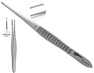 Pinzas de Disección de Precisión Gillies, 12 Dientes, Mordazas Dentadas Delicadas, Acero Inoxidable de Grado Médico, para Tejidos Quirúrgicos - Product Image 3